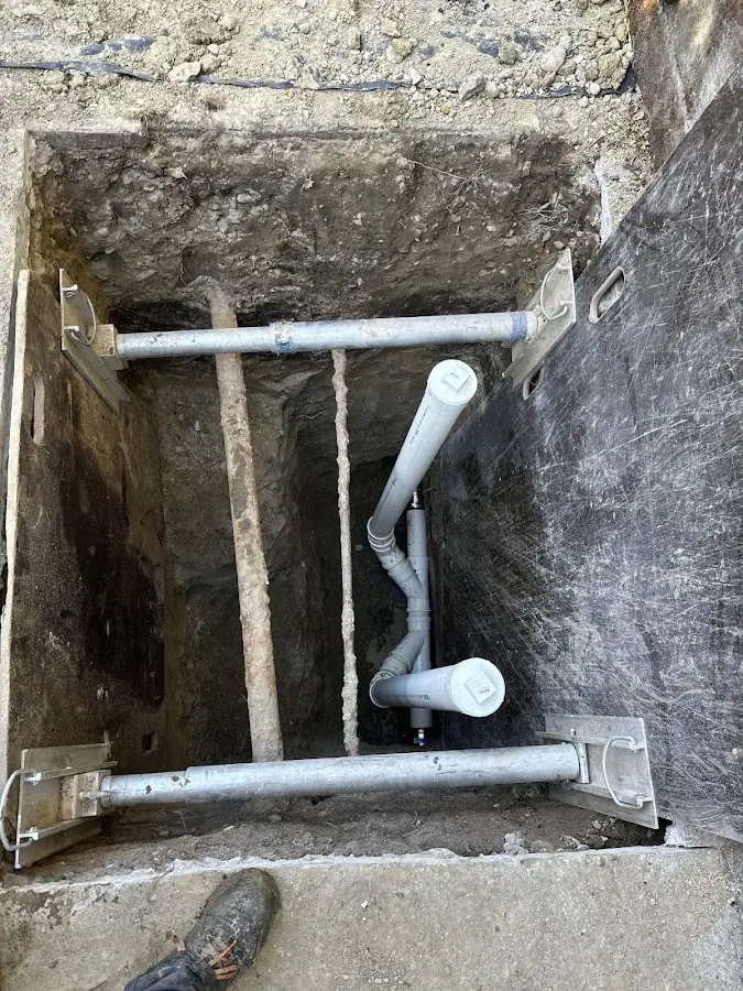 Experienced plumber completing Gas Line Repair work in Egg Harbor